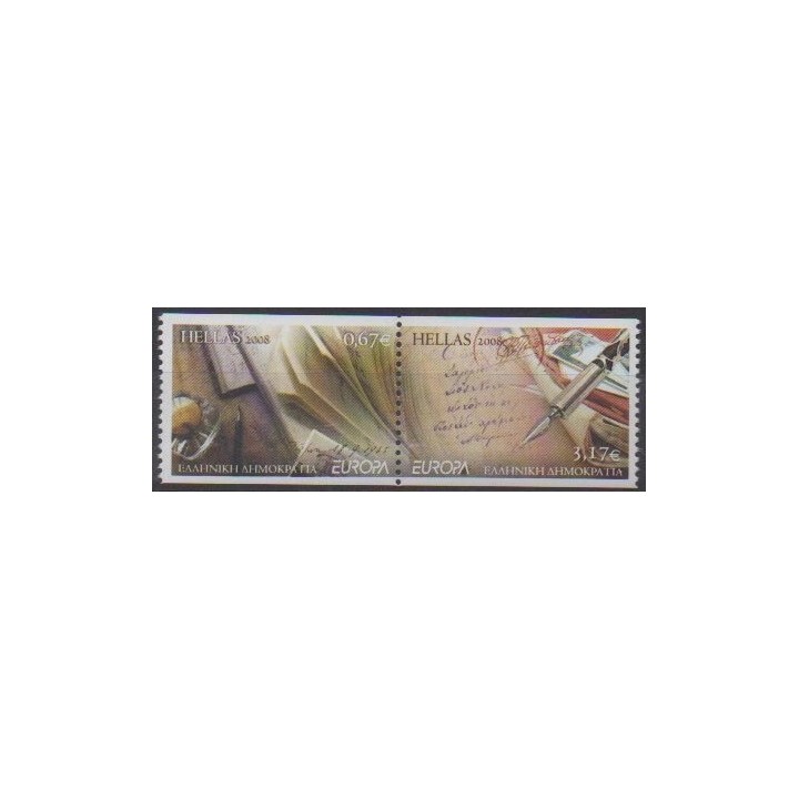 Buy this set of stamps of Greece of the year 2008 (Nb 2436/2437).