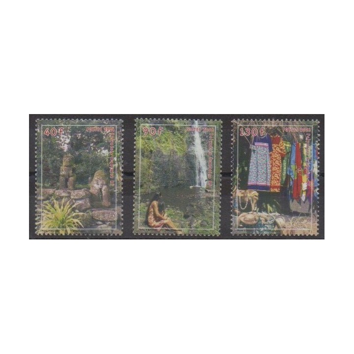 Acheter cette série de timbres de Polynésie de l'année 2006 (No 776/778).