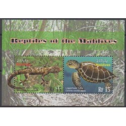 Maldives - 2010 - Nb BF602 - Reptils - Turtles