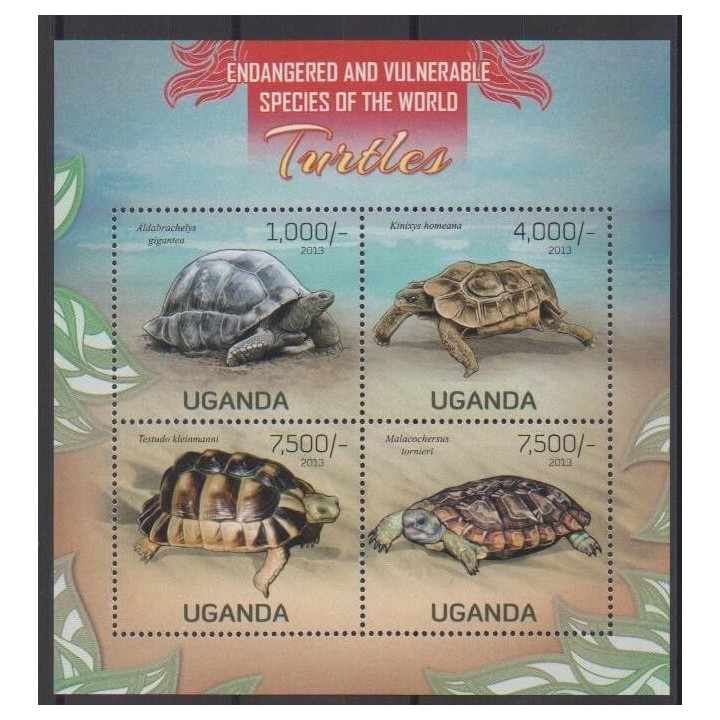 Buy this set of stamps of Uganda of the year 2013 (Nb 2494/2497).