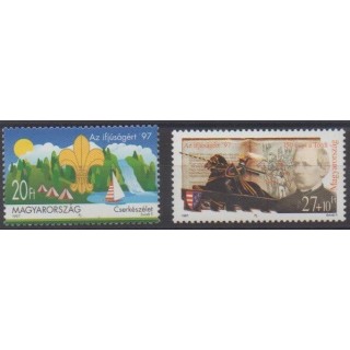 Acheter cette série de timbres de Hongrie de l'année 1997 (No 3585/3586).