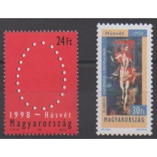 Buy this set of stamps of Hungary of the year 1998 (Nb 3622/3623).