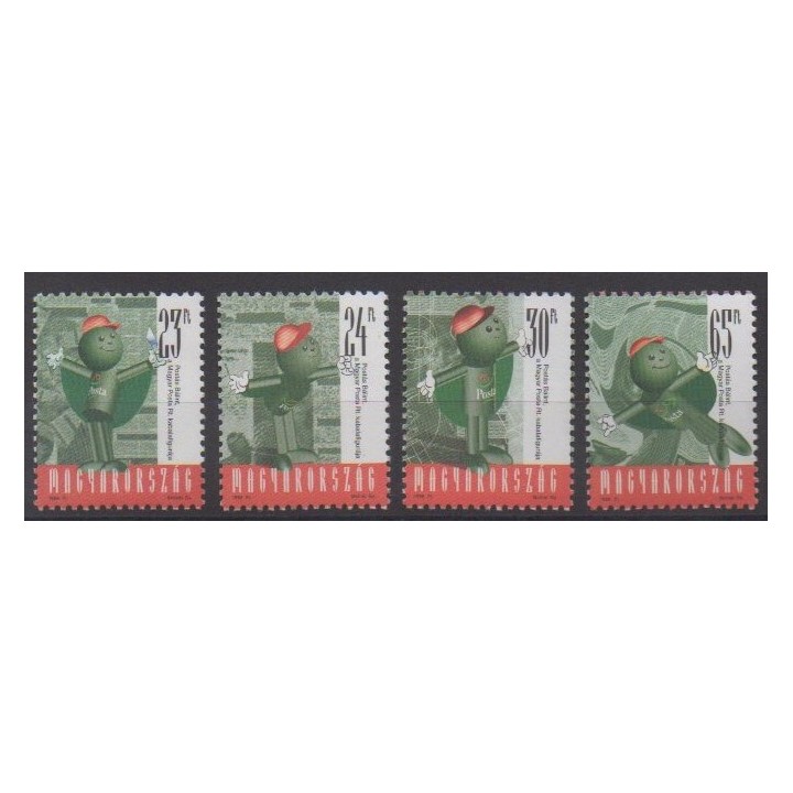 Acheter cette série de timbres de Hongrie de l'année 1998 (No 3615/3618).