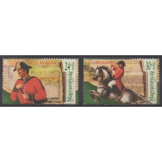 Acheter cette série de timbres de Hongrie de l'année 1998 (No 3628/3629).