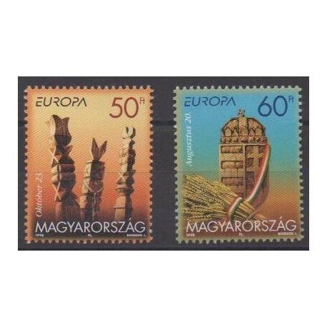Hongrie - 1998 - No 3645/3646 - Folklore - Europa