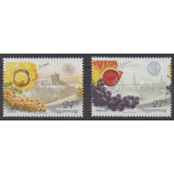 Hongrie - 1999 - No 3679/3680 - Gastronomie - Fruits ou légumes