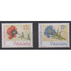 Hongrie - 1999 - No 3684/3685 - Fleurs