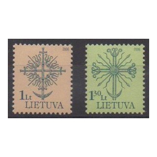 Acheter cette série de timbres de Lituanie  de l'année 2006 (No 792/793).
