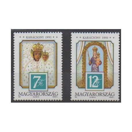 Hongrie - 1991 - No 3350/3351 - Noël