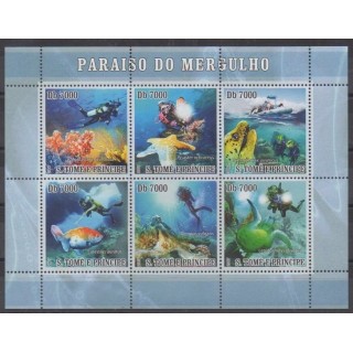 Acheter cette série de timbres de Saint-Thomas et Prince de l'année 2007 (No 2296/2301).