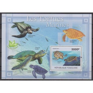 Acheter ce bloc-feuillet du Togo de l'année 2011 (No BF466).
