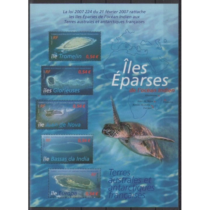 Acheter ce bloc-feuillet des Terres Australes et Antarctiques Françaises de l'année 2007 (No BF18).