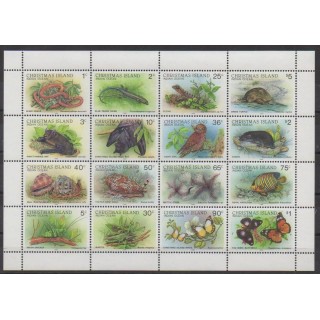 Acheter cette série de timbres des îles Christmas de l'année 1988 (No 253/268).