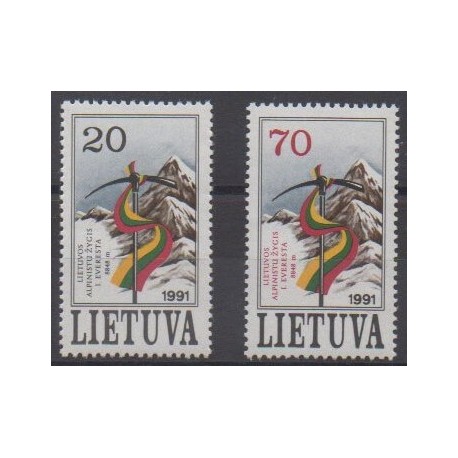Lithuania - 1991 - Nb 415/416 - Various sports