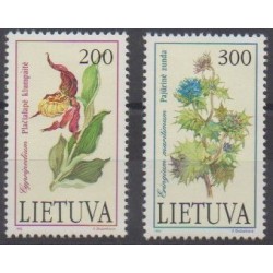 Lithuania - 1992 - Nb 430/431 - Flowers