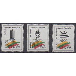 Lituanie - 1992 - No 427/429 - Jeux Olympiques d'été