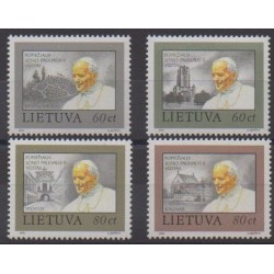 Lithuania - 1993 - Nb 463/466 - Pope