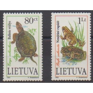 Acheter cette série de timbres de Lituanie  de l'année 1993 (No 474/475).