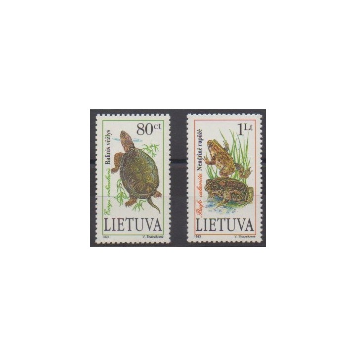 Acheter cette série de timbres de Lituanie  de l'année 1993 (No 474/475).