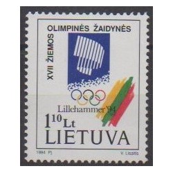 Lituanie - 1994 - No 477 - Jeux olympiques d'hiver