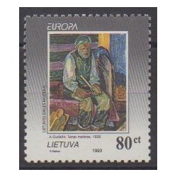 Lithuania - 1993 - Nb 476 - Europa - Paintings