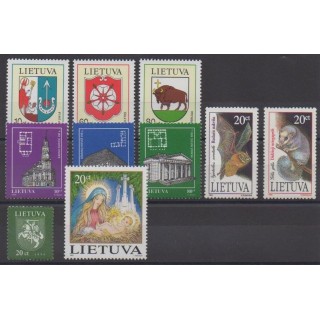 Acheter cette série de timbres de Lituanie  de l'année 1994 (No 492/501).