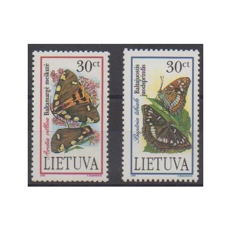 Lituanie - 1995 - No 513/514 - Insectes