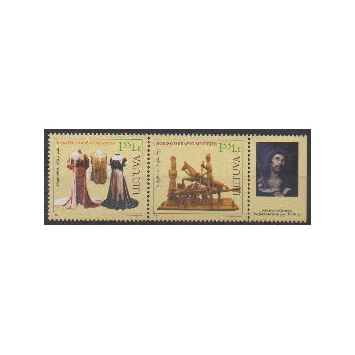 Acheter cette série de timbres de Lituanie  de l'année 2008 (No 842/843).