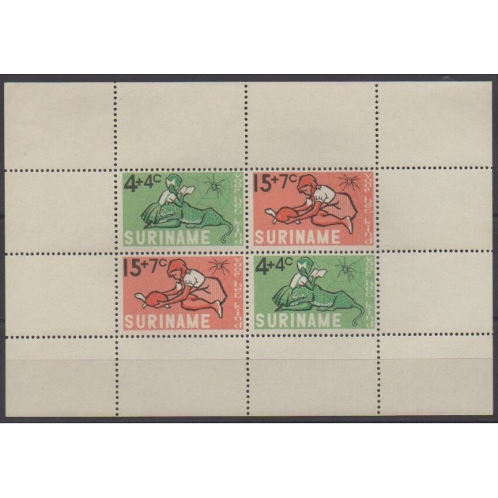 Buy this souvenir sheet  of Suriname of the year 1965 (Nb BF4).