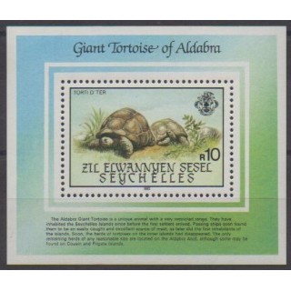 Acheter ce bloc-feuillet des Seychelles Zil Eloigne Sesel de l'année 1985 (No BF4).