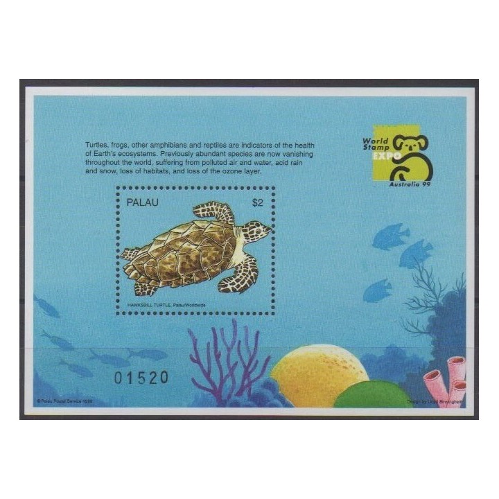 Acheter ce bloc-feuillet de Palau de l'année 1999 (No BF75).