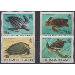 Solomon (Islands) - 1983 - Nb 475/478 - Turtles