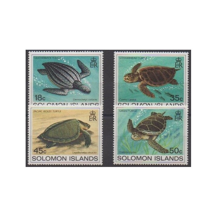 Buy this set of stamps of Solomon Islands of the year 1983 (Nb 475/478).