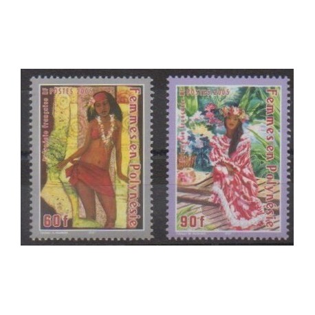 Polynésie - 2005 - No 740/741 - Peinture