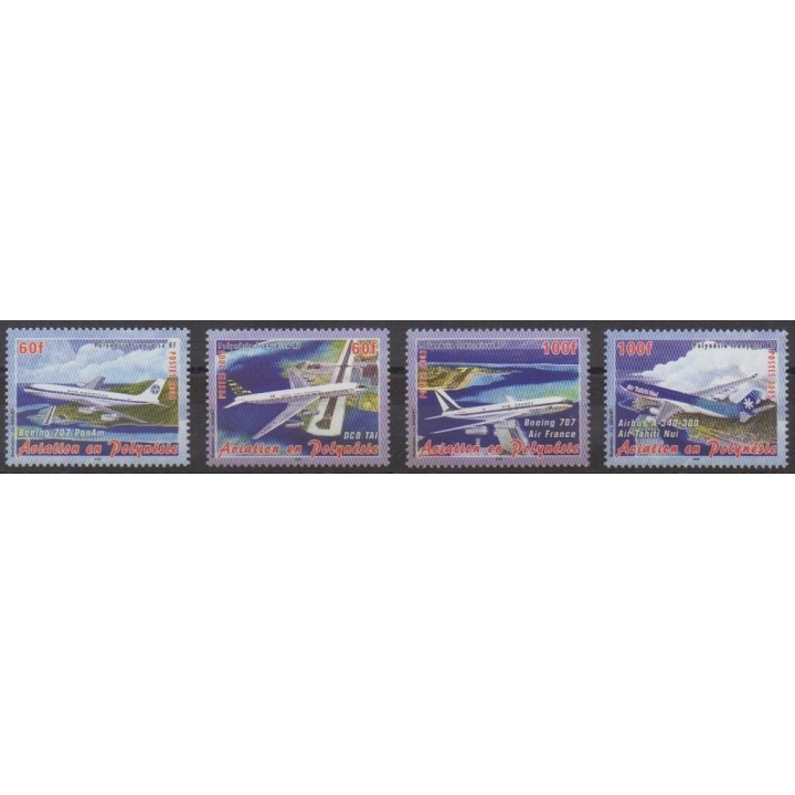 Acheter cette série de timbres de Polynésie de l'année 2005 (No 748/751).