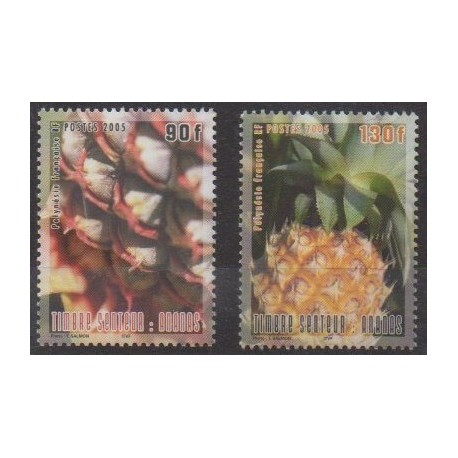 Polynésie - 2005 - No 755/756 - Fruits ou légumes