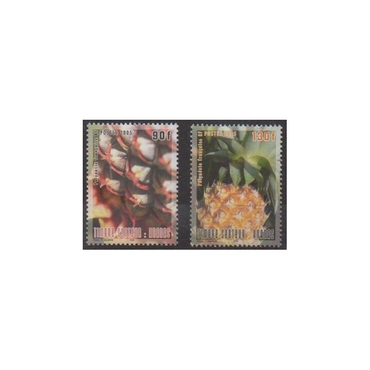 Buy this set of stamps of Polynesia of the year 2005 (Nb 755/756).