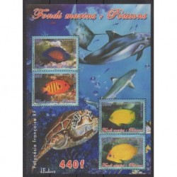 Polynésie - Blocs et feuillets - 2005 - No BF31 - Vie marine