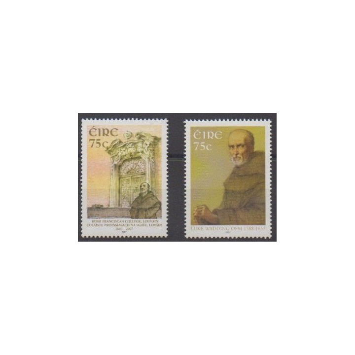 Acheter cette série de timbres d'Irlande de l'année 2007 (No 1742/1743).