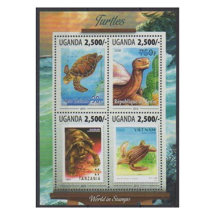 Acheter cette série de timbres d'Ouganda de l'année 2013 (No 2578/2581).