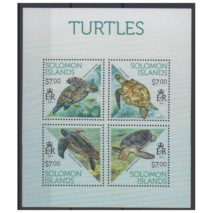 Acheter cette série de timbres des îles Salomon de l'année 2013 (No 1888/1891).