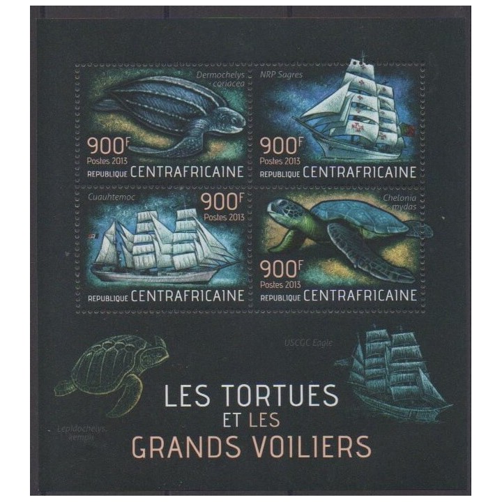 Acheter cette série de timbres de la République Centrafricaine de l'année 2013 (No 2902/2905).