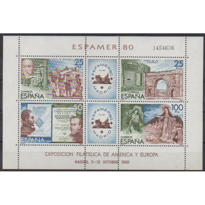 Buy this souvenir sheet  of Spain of the year 1980 (Nb BF27).