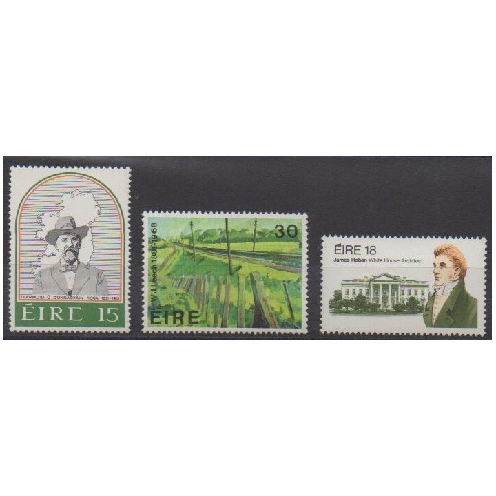 Acheter cette série de timbres d'Irlande de l'année 1981 (No 450/452).