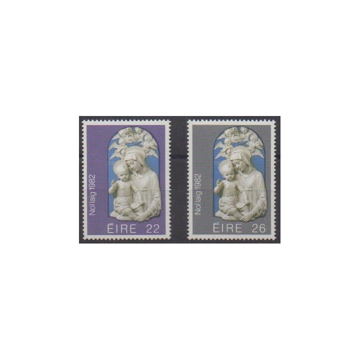 Acheter cette série de timbres d'Irlande de l'année 1982 (No 485/486).