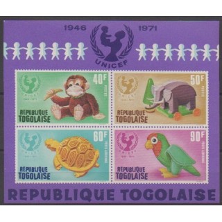 Acheter ce bloc-feuillet du Togo de l'année 1971 (No BF57).
