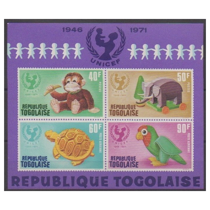 Buy this souvenir sheet  of Togo of the year 1971 (Nb BF57).