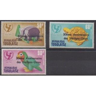 Acheter cette série de timbres du Togo de l'année 1975 (No 855 - PA268/PA269).