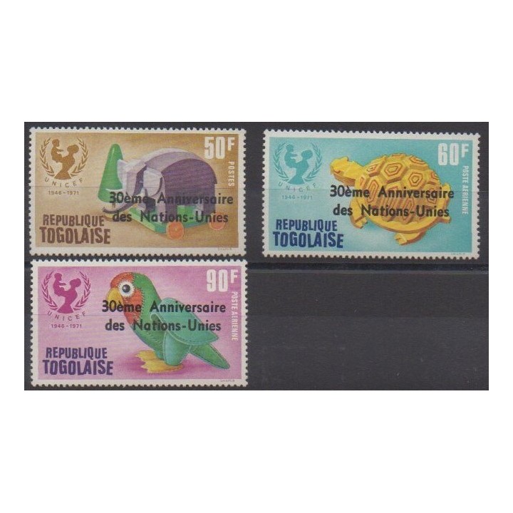 Acheter cette série de timbres du Togo de l'année 1975 (No 855 - PA268/PA269).