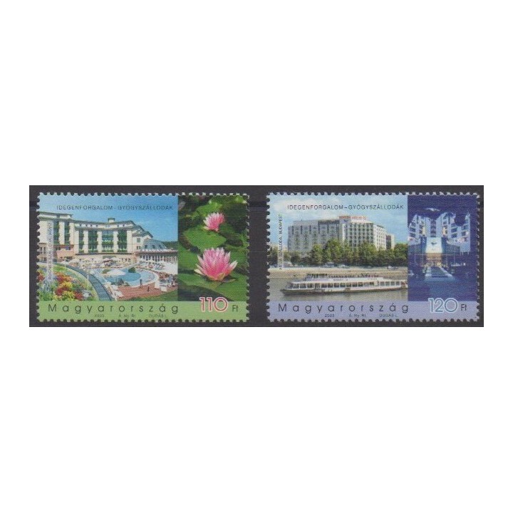 Acheter cette série de timbres de Hongrie de l'année 2003 (No 3888/3889).